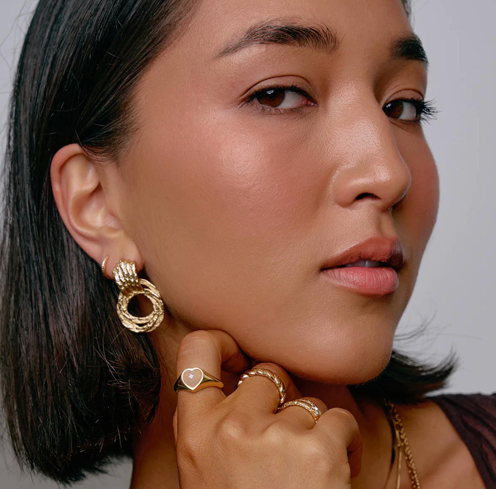 Arms Of Eve Effie Gold Earrings
