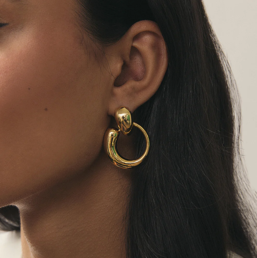 Jolie & Deen Fabienne Earrings Gold