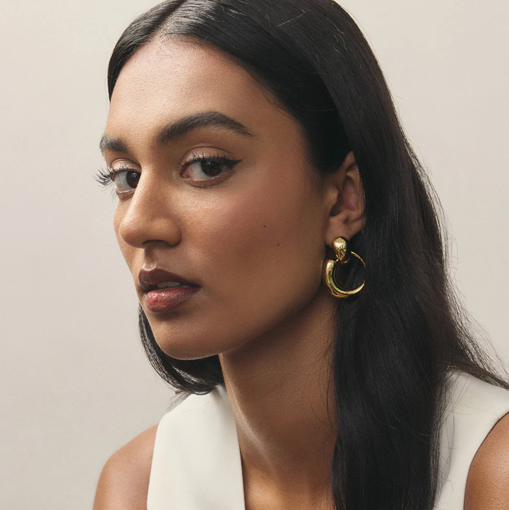 Jolie & Deen Fabienne Earrings Gold