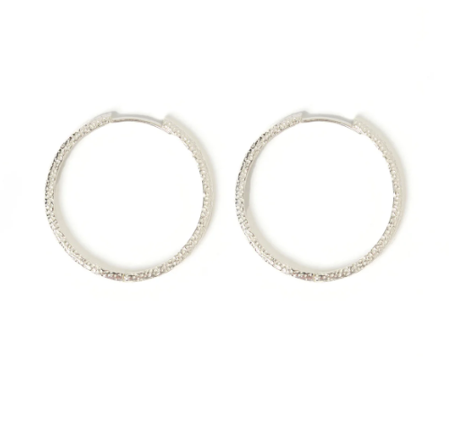 Arms Of Eve Sebastian Silver Hoops