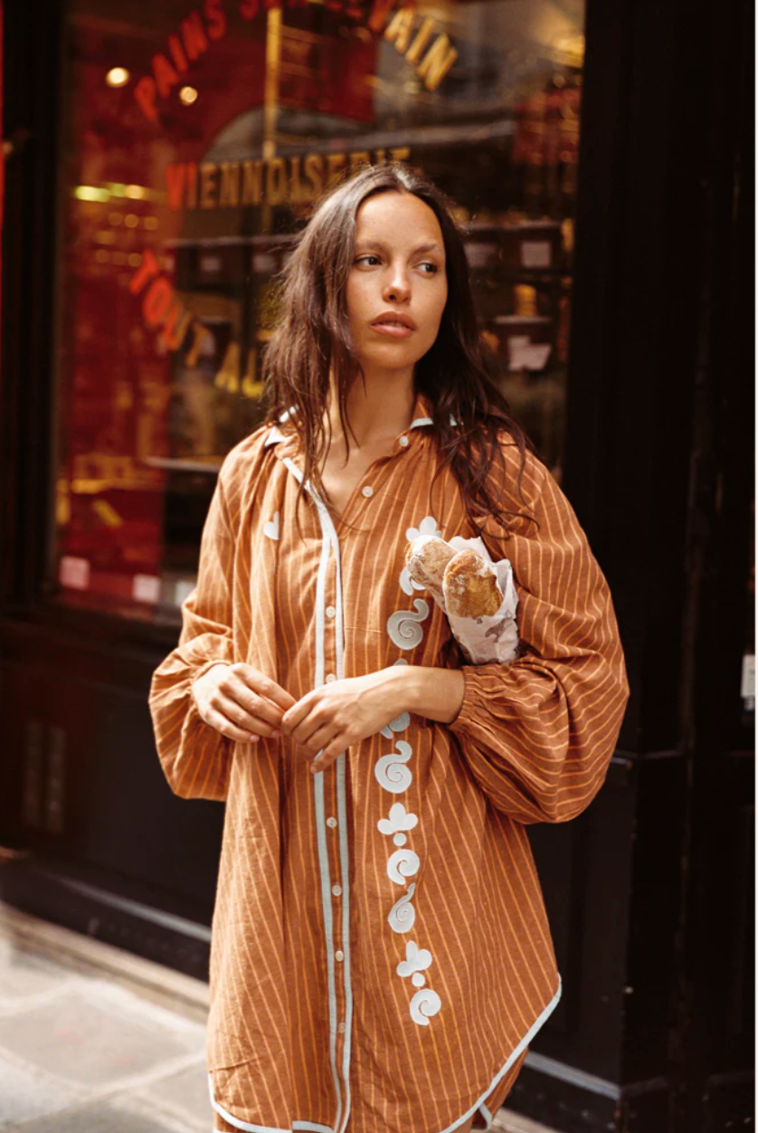 Kinga Csilla Bello Swirl Cupio Shirt Dress