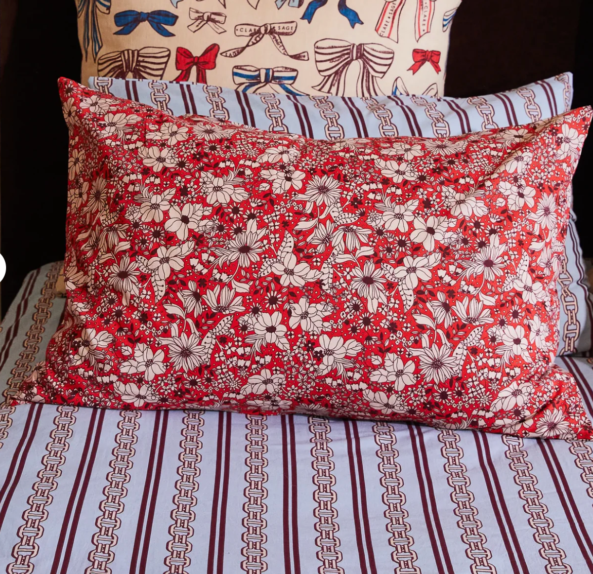 Sage x Clare Evette Cotton Pillowcase Set