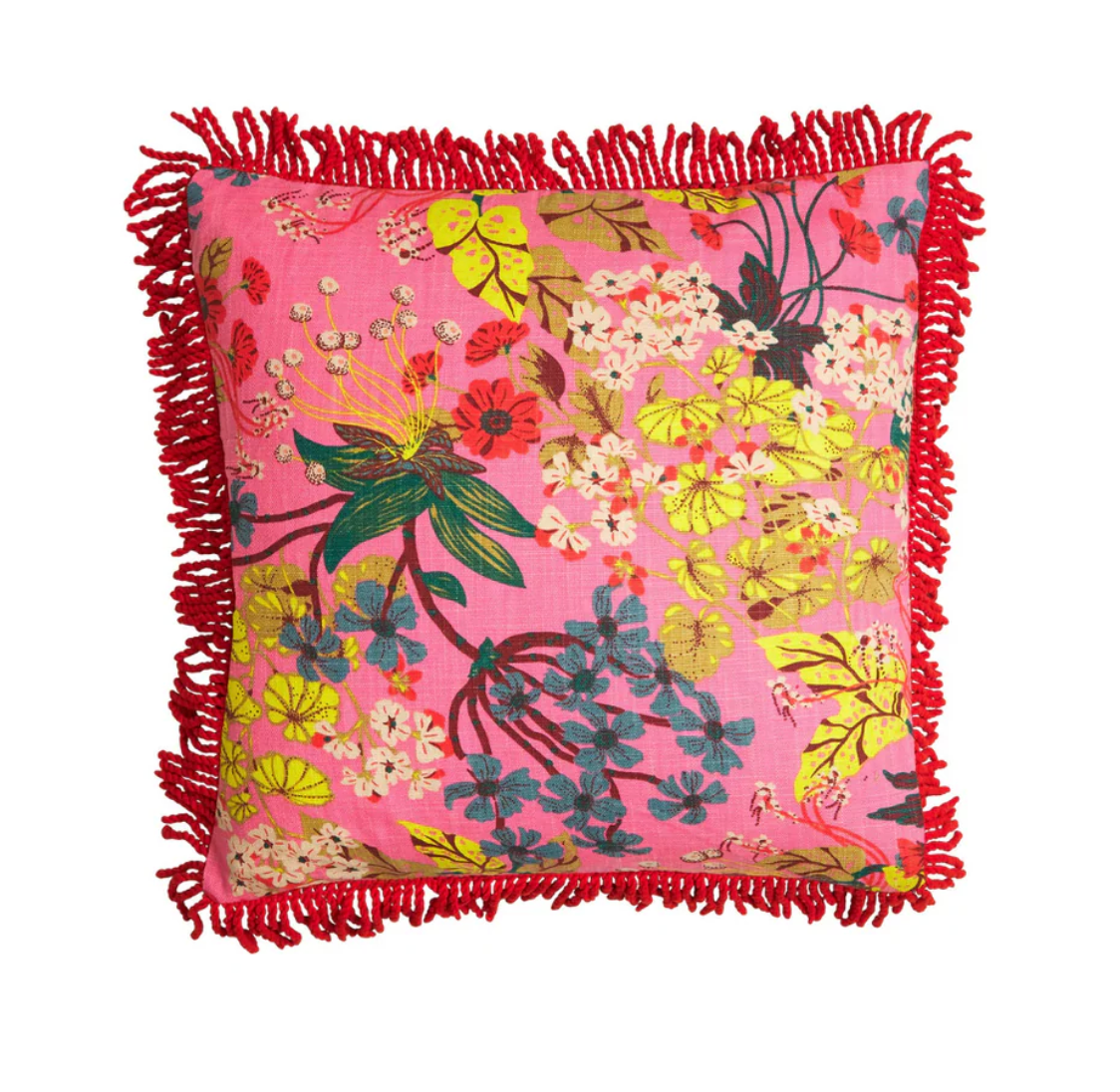 Sage x Clare Genevieve Square Fringe Cushion