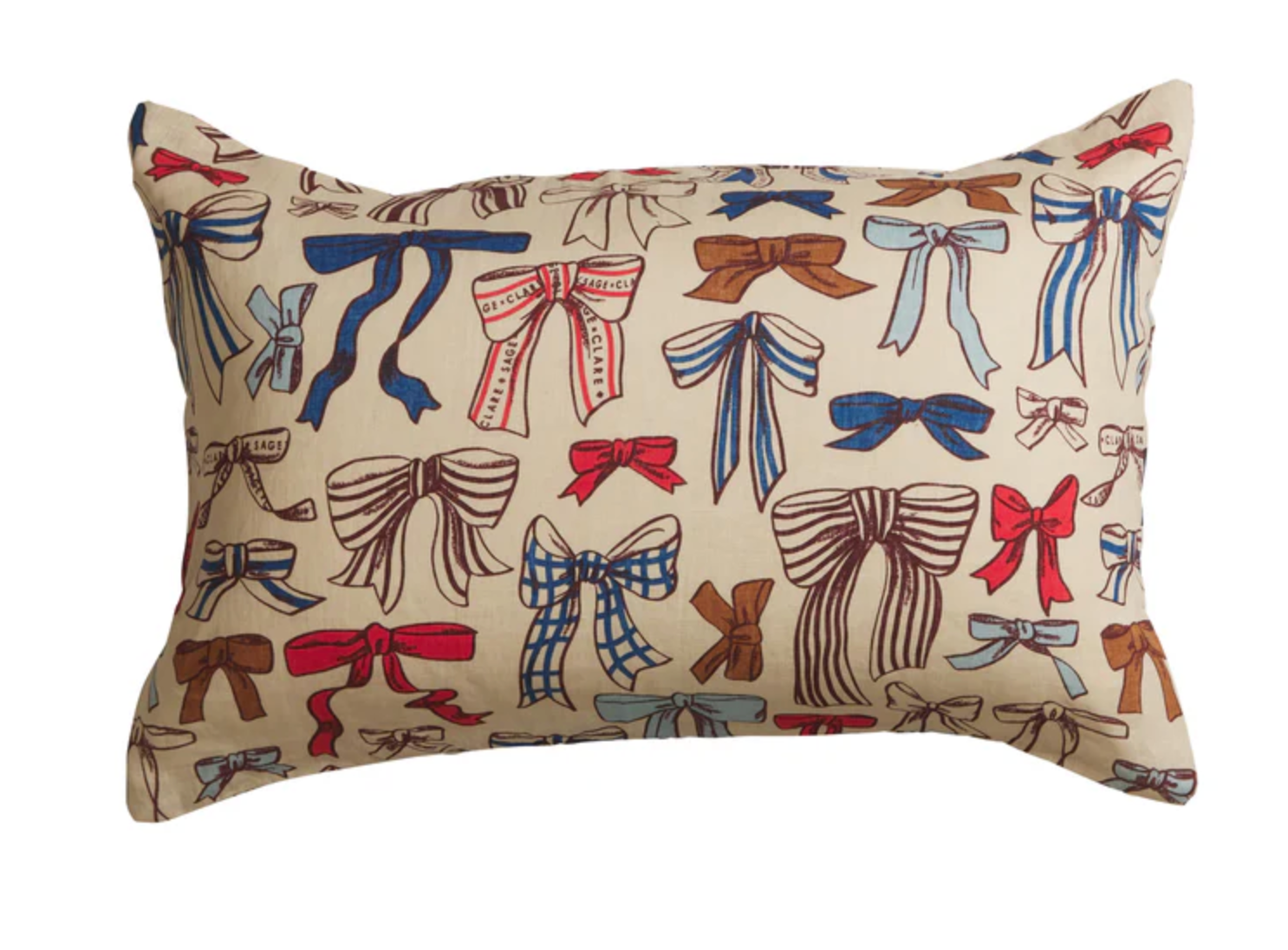 Sage x Clare Lottie Linen Pillowcase Set