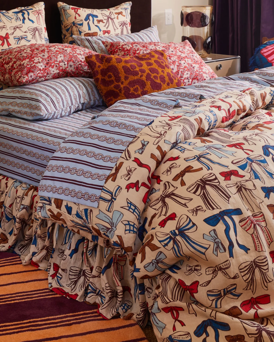 Sage x Clare Lottie Ruffle Valance/King