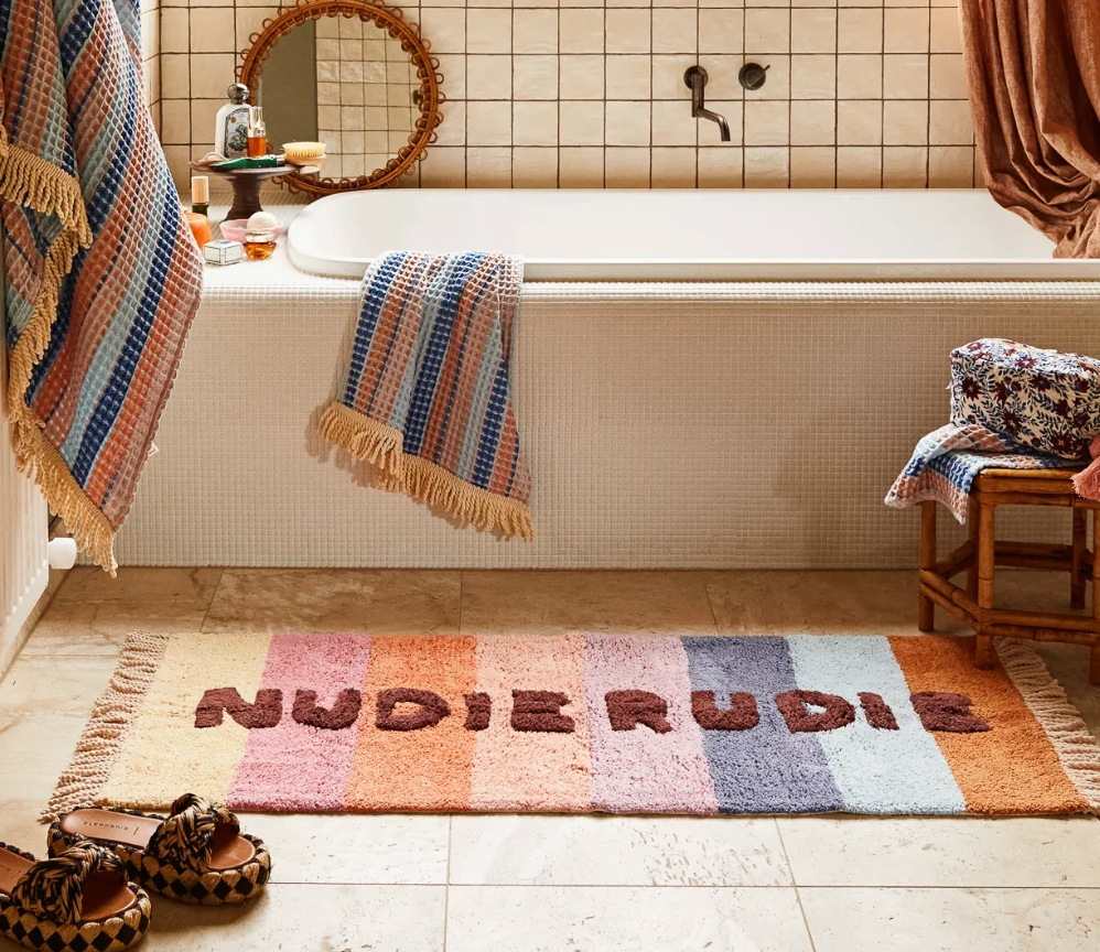 Sage x Clare Valli Nudie Rudie Bath Runner