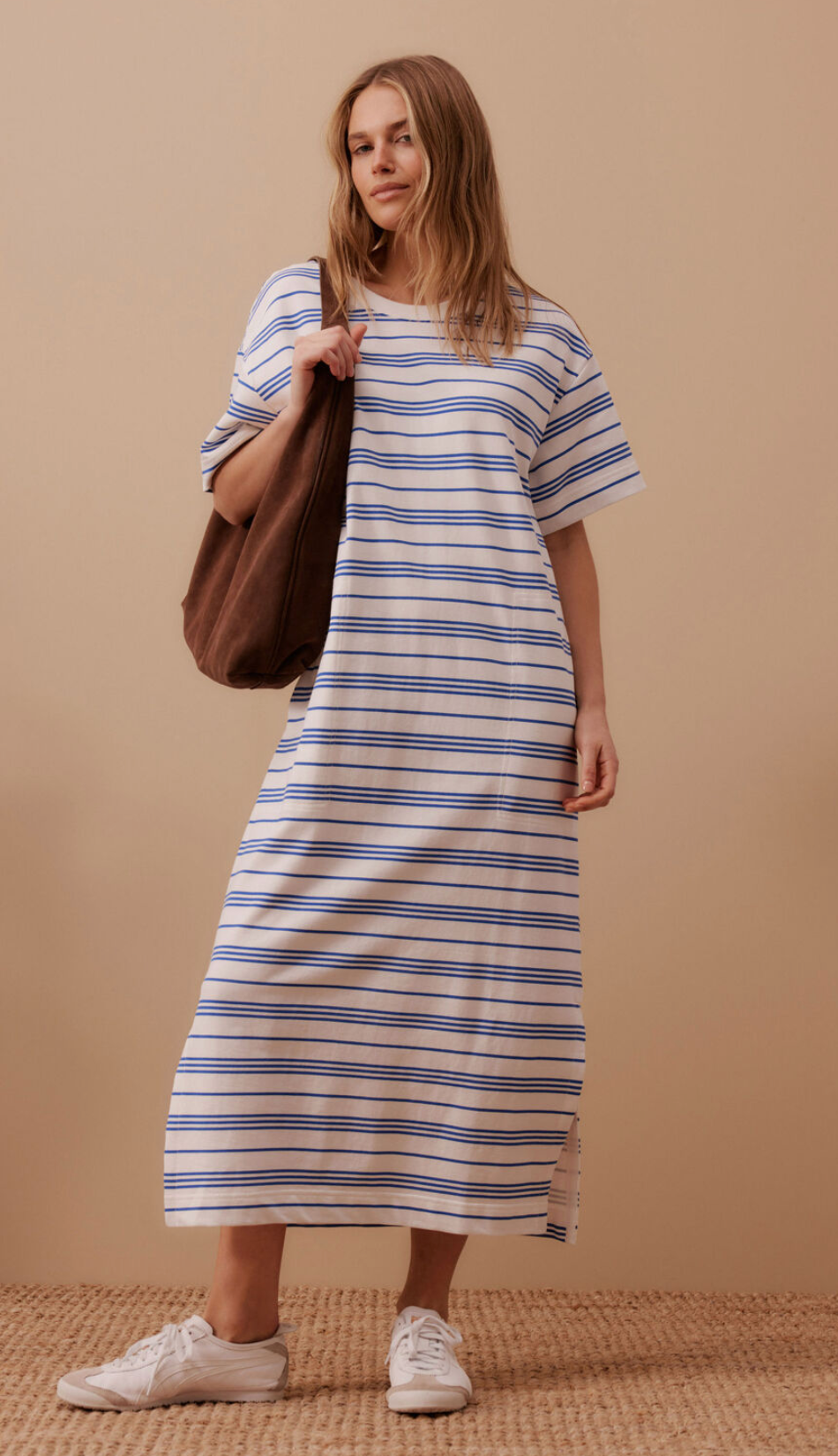 Ceres Life Charlotte Midi Terry Dress