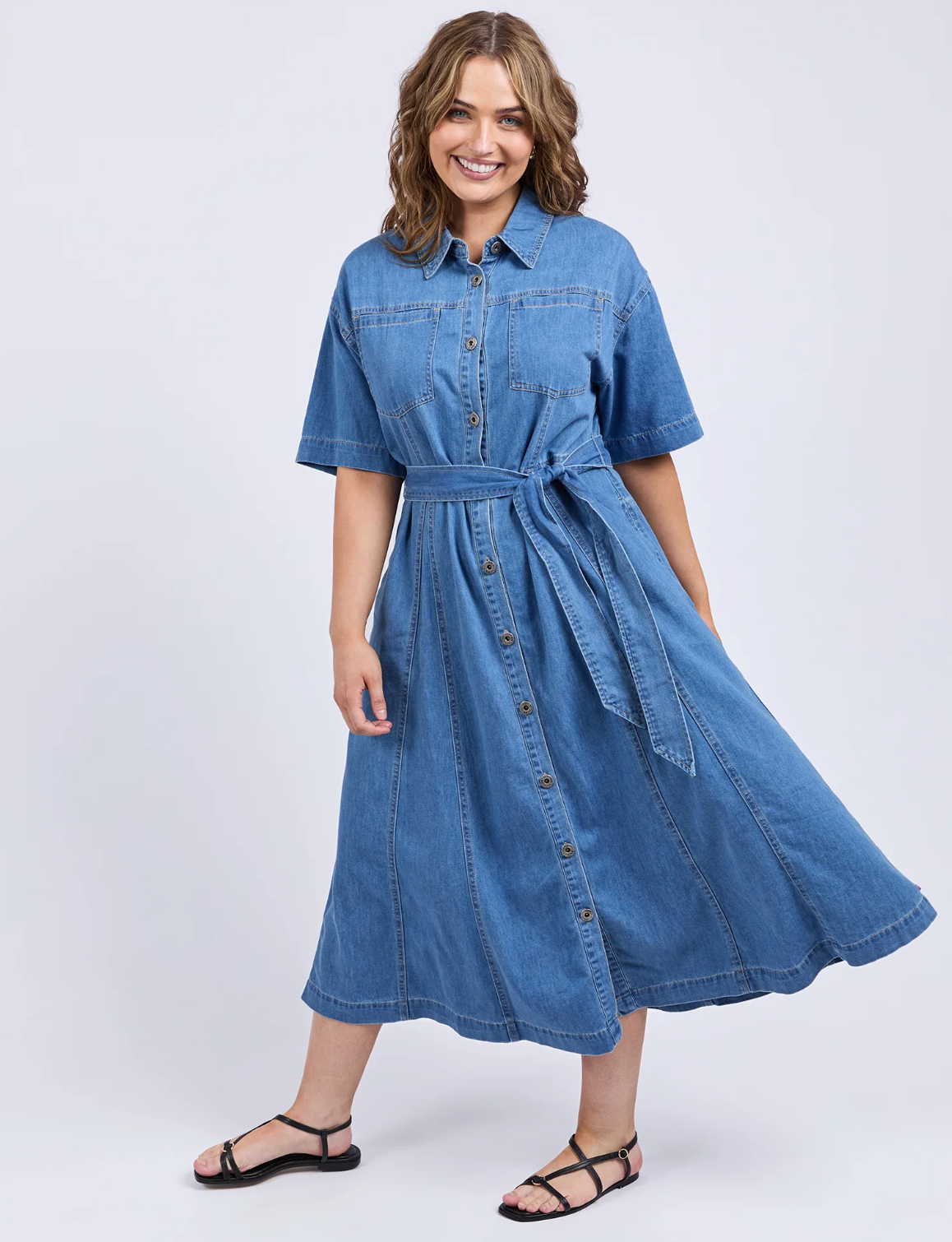 Elm Lifestyle River Denim Dress