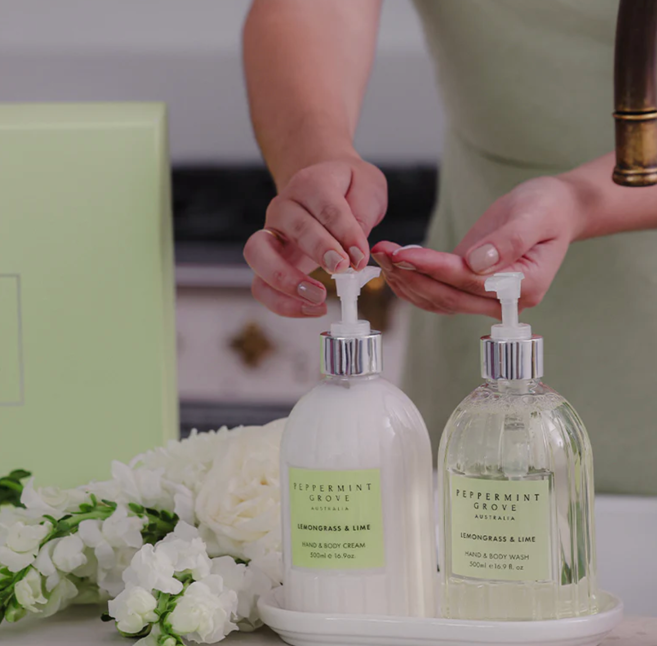 Peppermint Grove Lemongrass & Lime Hand Care Gift Set