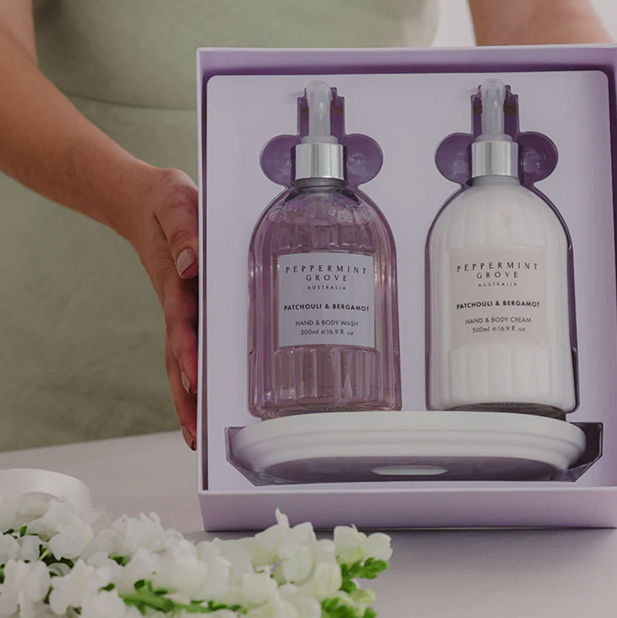 Peppermint Grove Patchouli & Bergamot Hand Care Gift Set