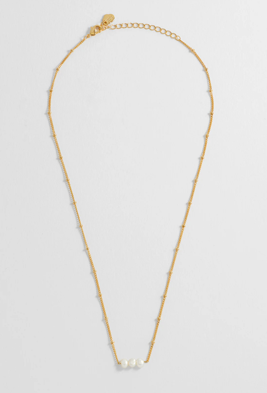 Estella Bartlett Beaded Chain and Pearl Necklace