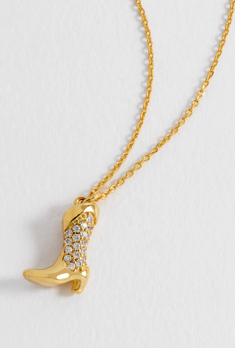 Estella Bartlett Pave Cowboy Necklace