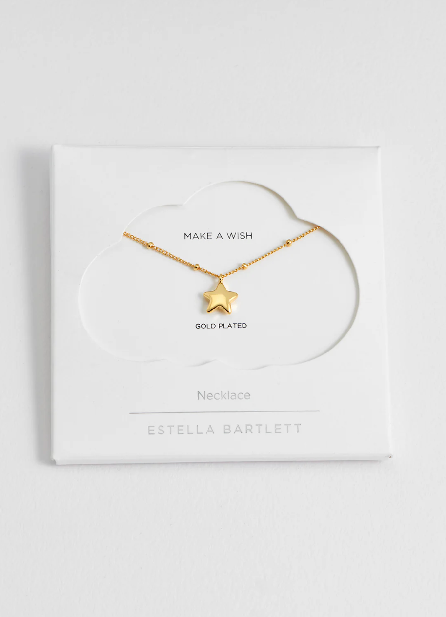Estella Bartlett Star Pendant Beaded Chain