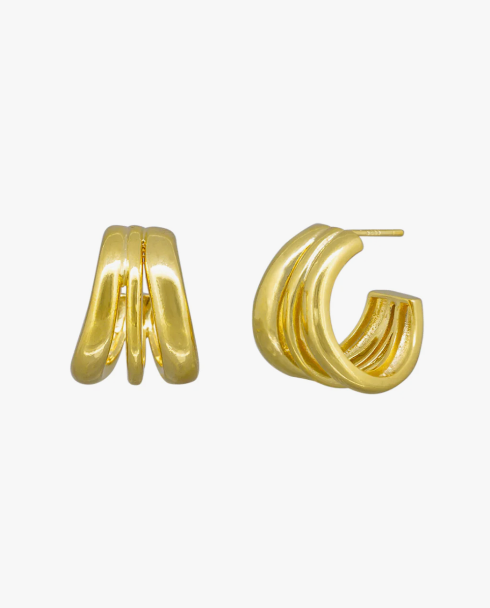 Jolie & Deen Ashy Hoops Earrings