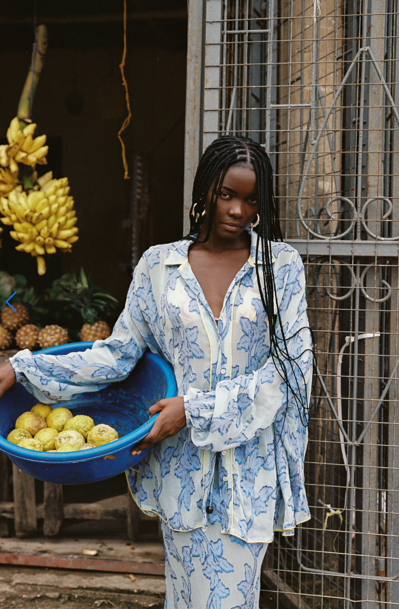 Kinga Csilla Verde Chalm Shirt