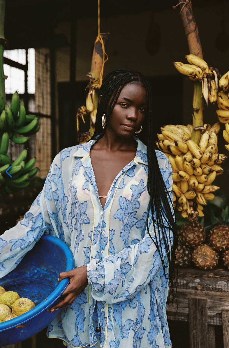 Kinga Csilla Verde Chalm Shirt