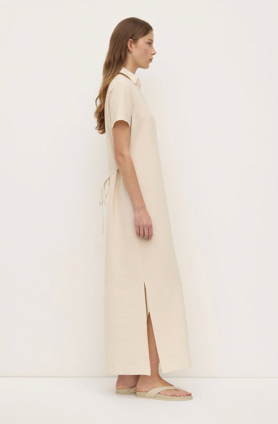 Assembly Label Heather Silk Shirt Dress