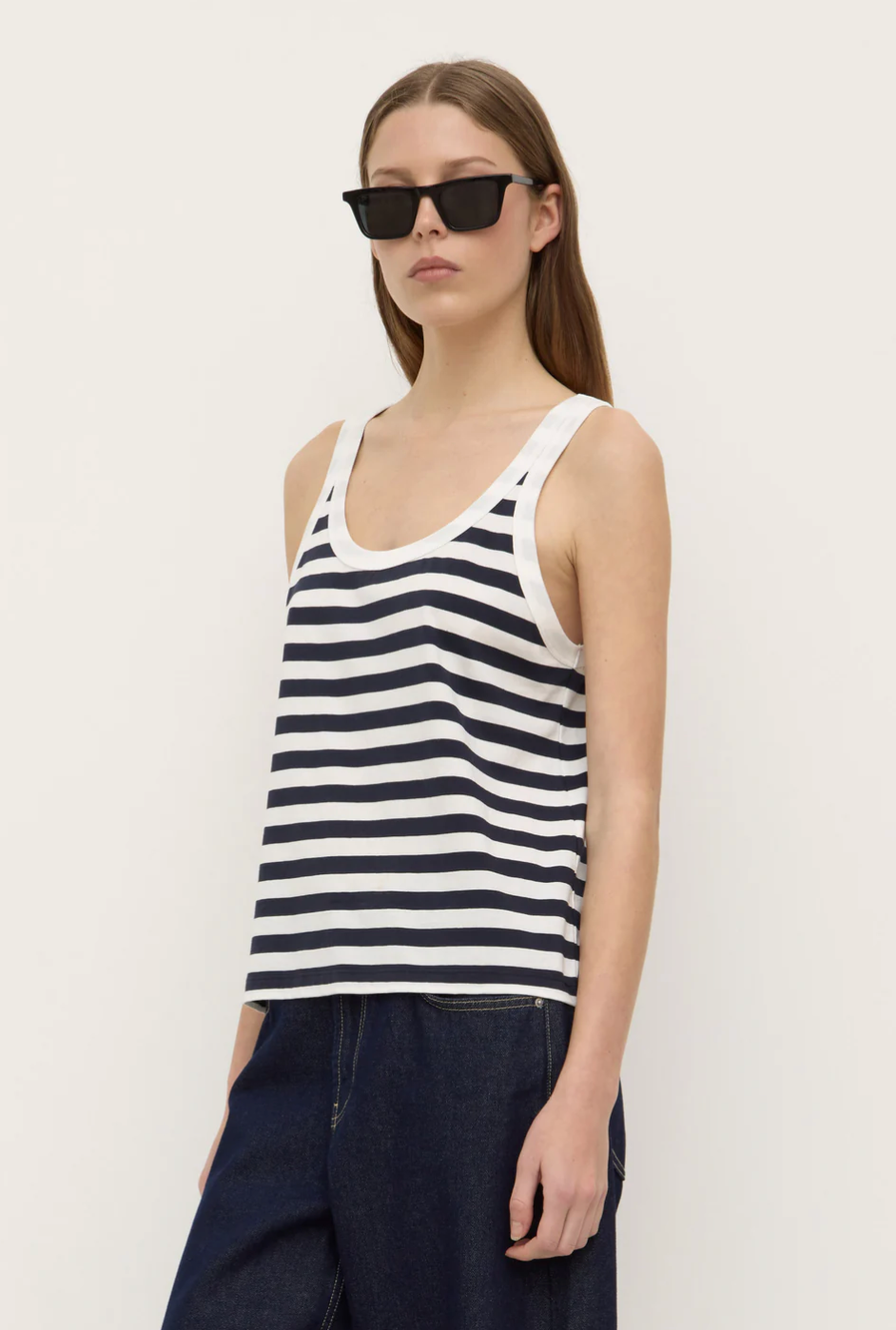 Assembly Label Adrina Stripe Tank