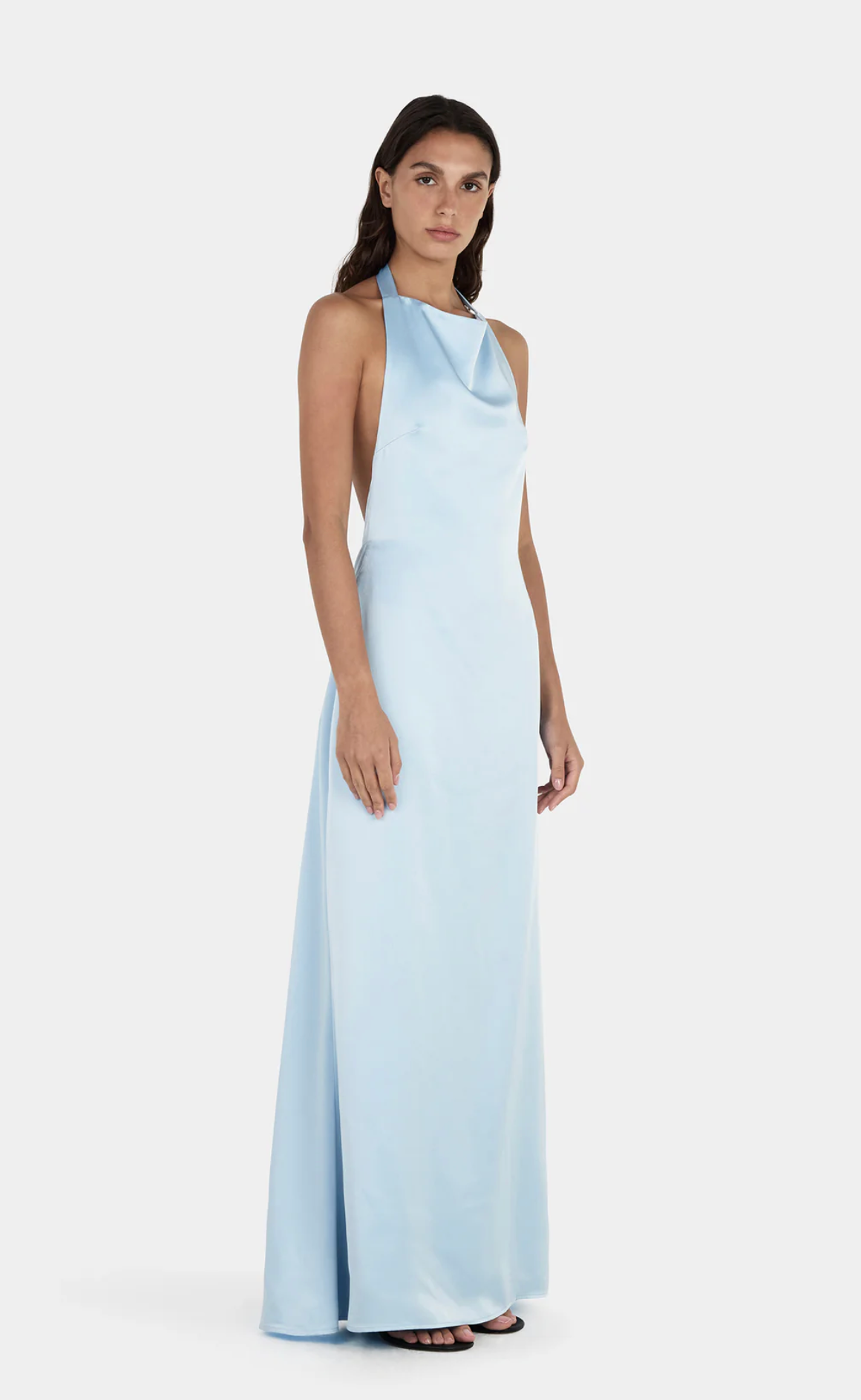 Hansen & Gretel Petra Satin Backless Gown