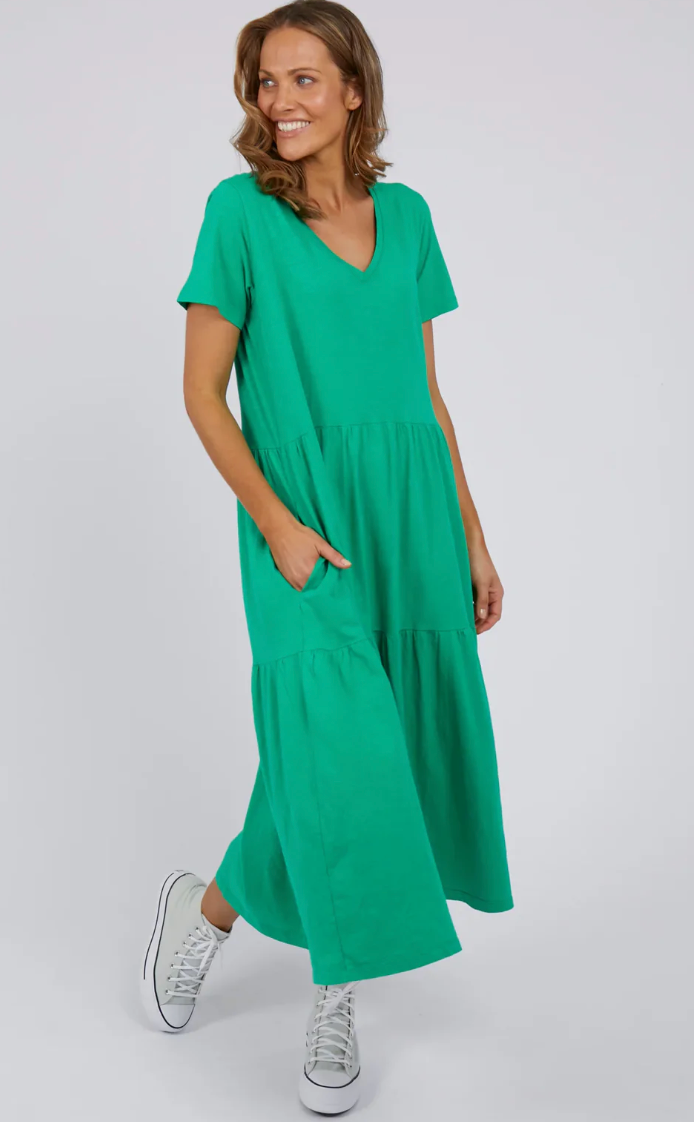 Elm Lifestyle Gigi Tiered Midi Dress