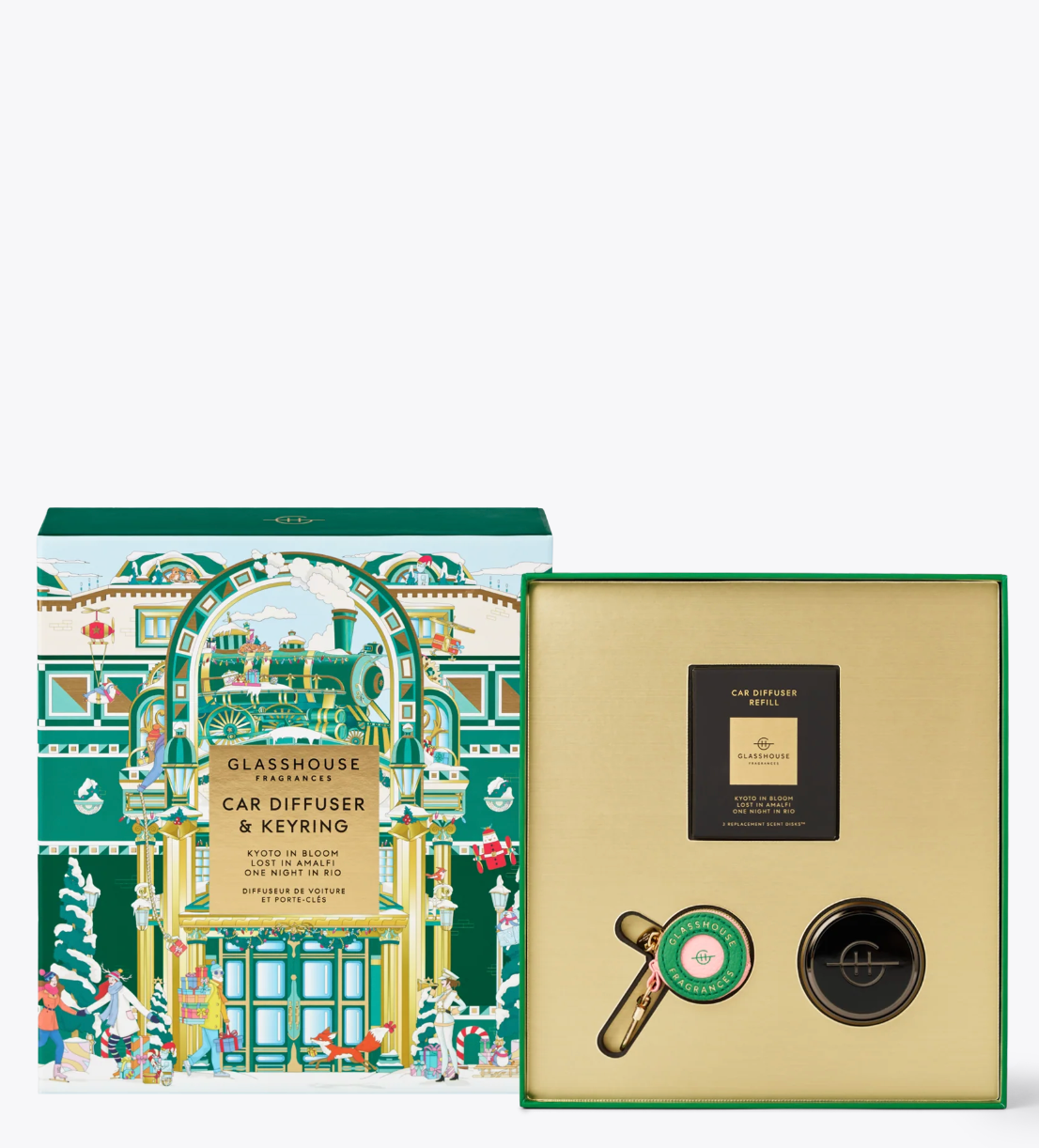 Glasshouse Car Diffuser Gift Set