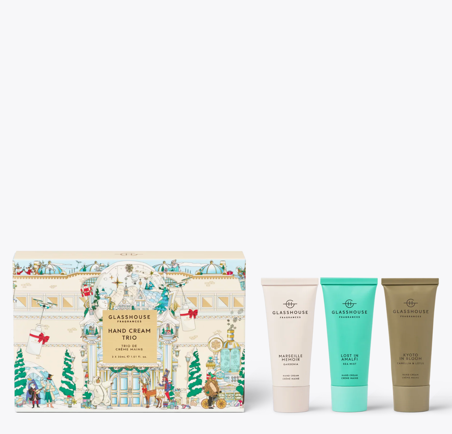 Glasshouse Hand Cream Trio