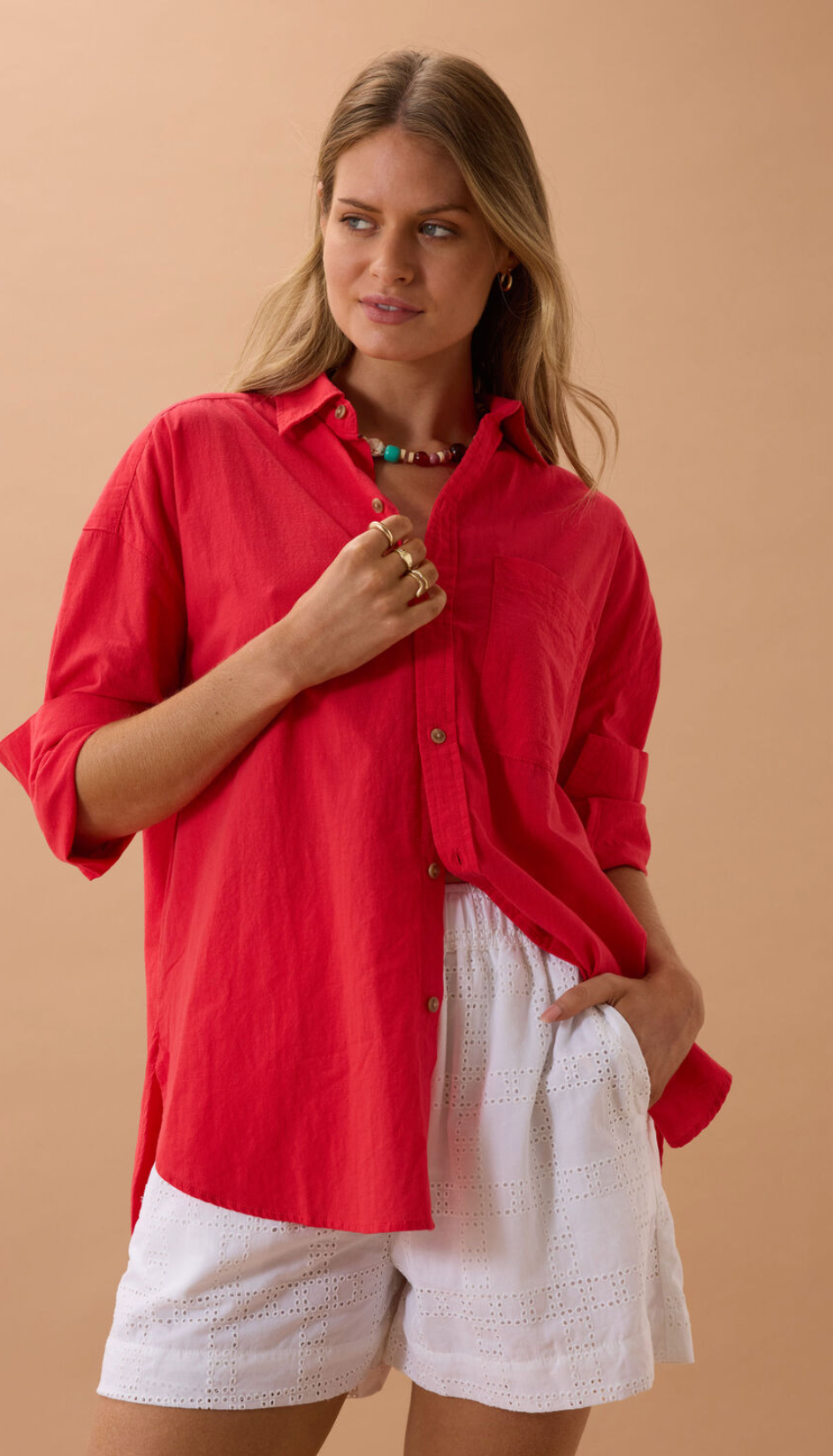 Ceres Life Peta Oversized Shirt