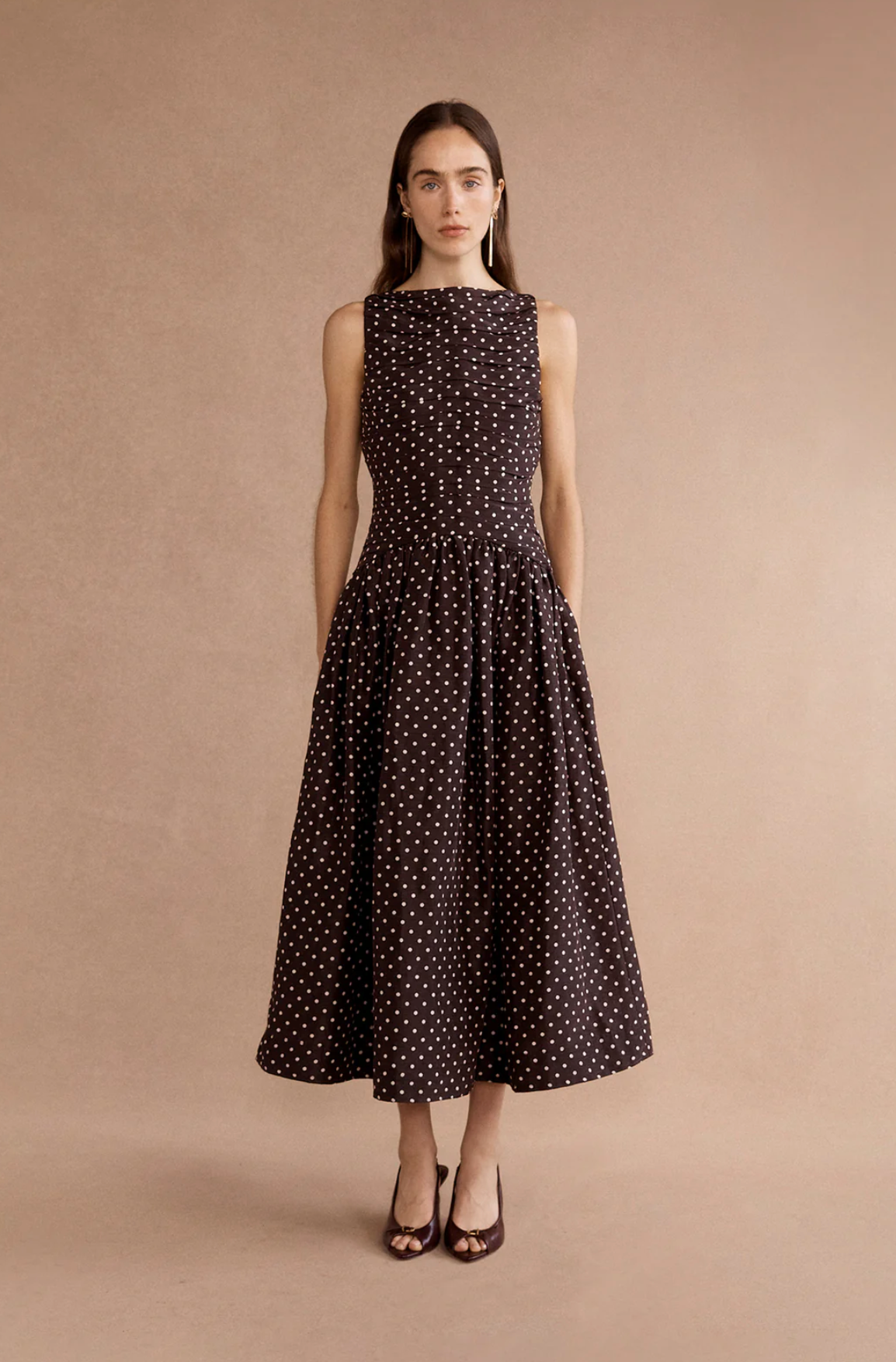 Lovaan Val Midi Dress