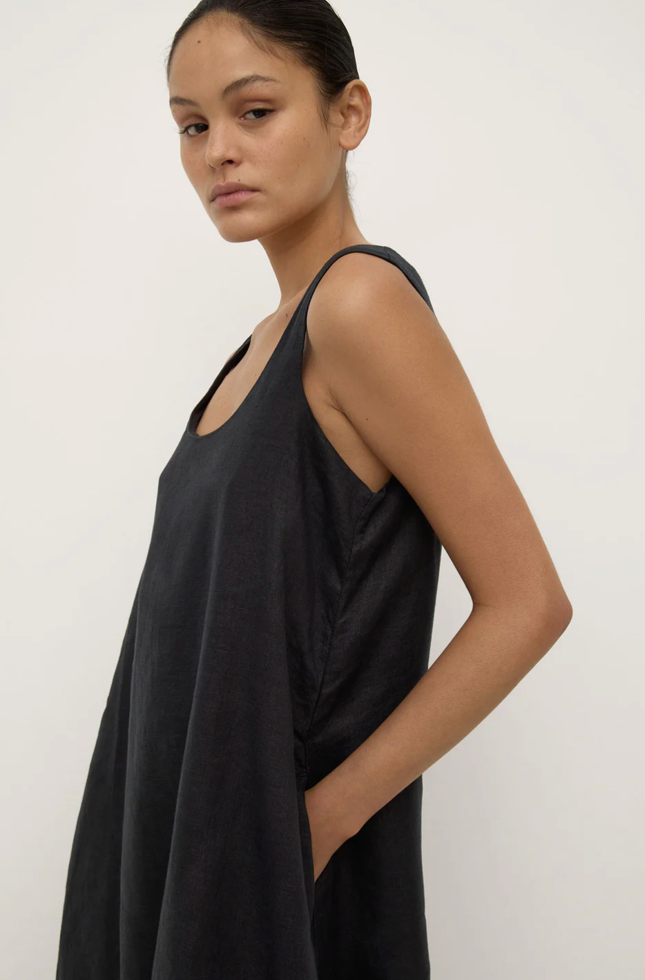 Assembly Label Maree Linen Midi Dress