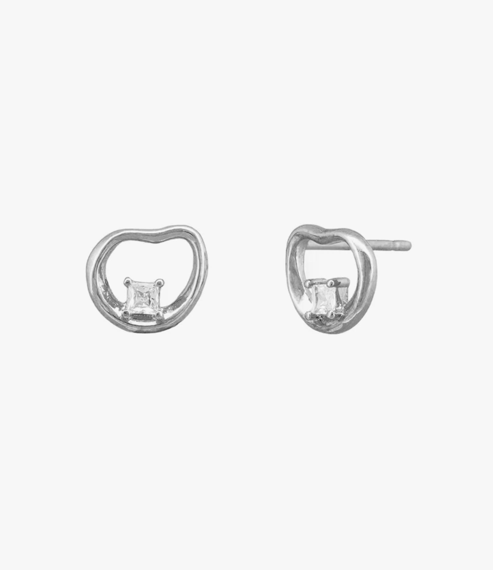 Jolie & Deen Fiora Studs Silver