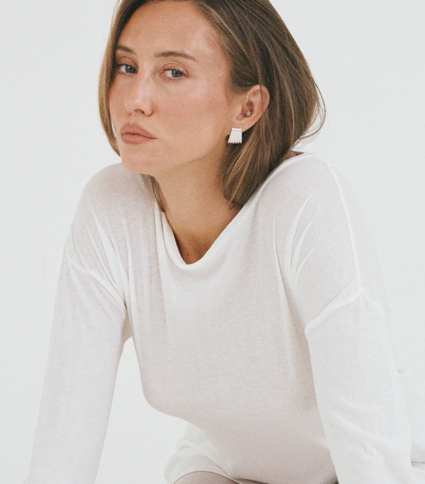 Porter Baby Caterpillar Earrings