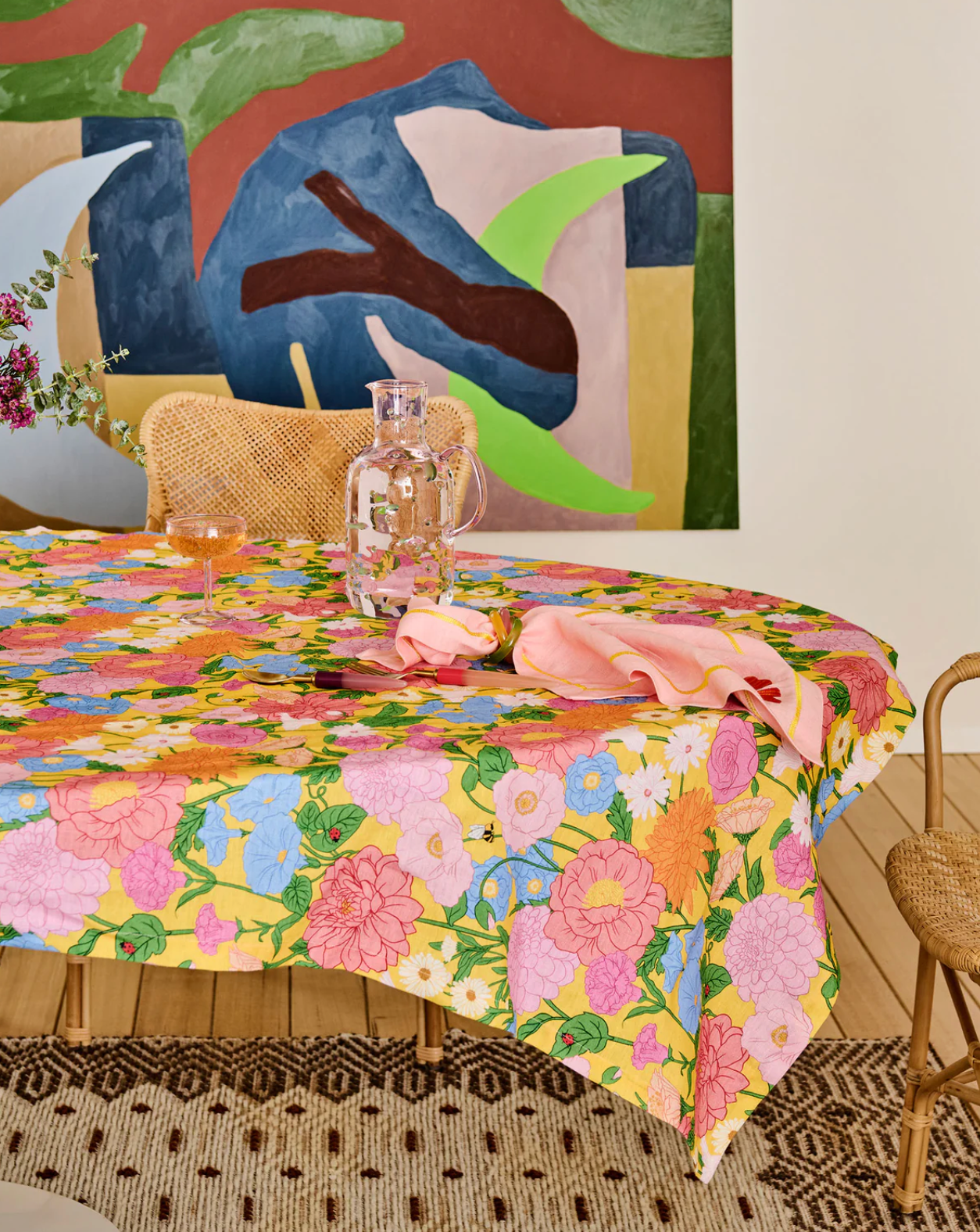 Kip & Co Follow the Sun Tablecloth Round