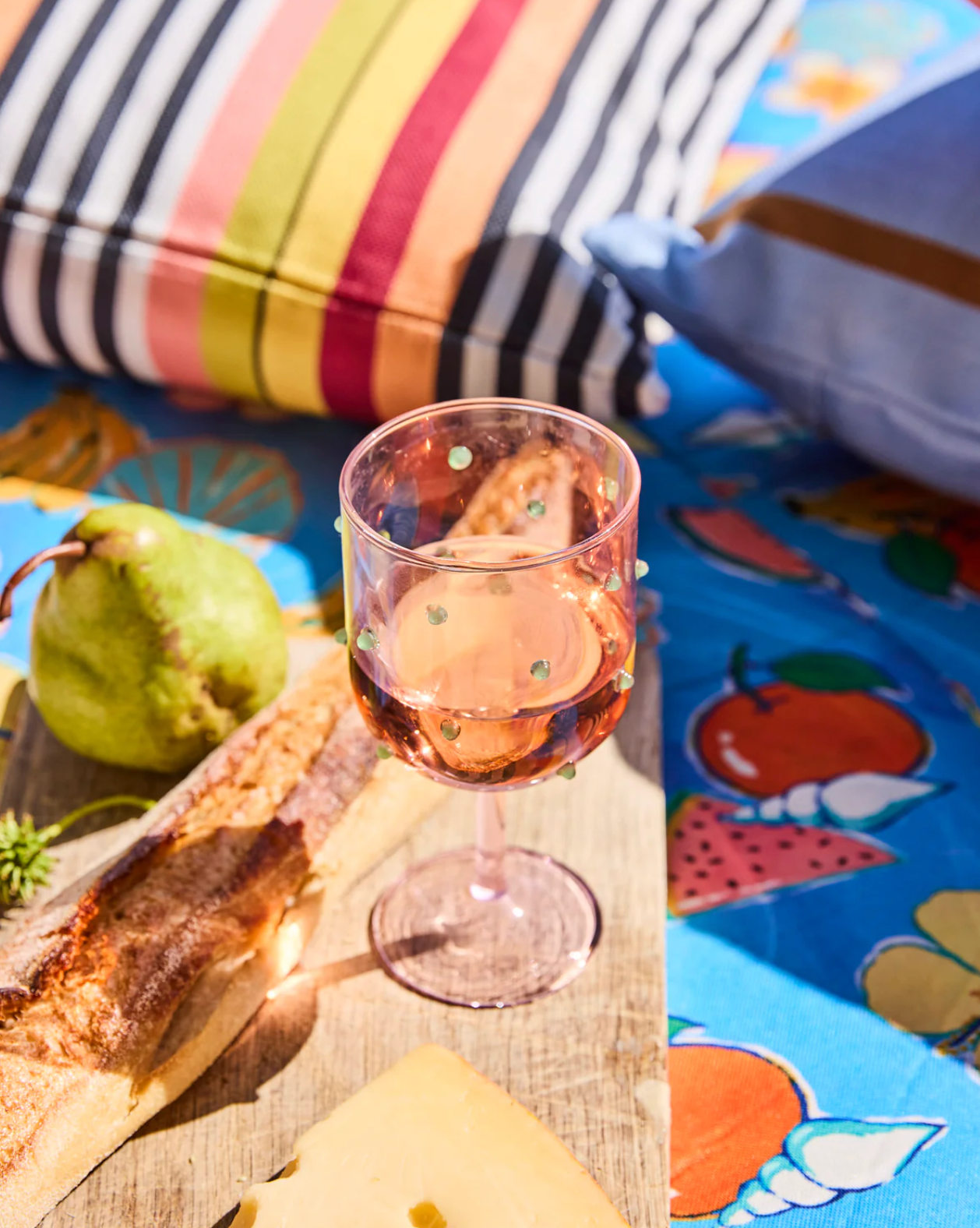 Kip & Co Mint Chip Wine Glass set 2