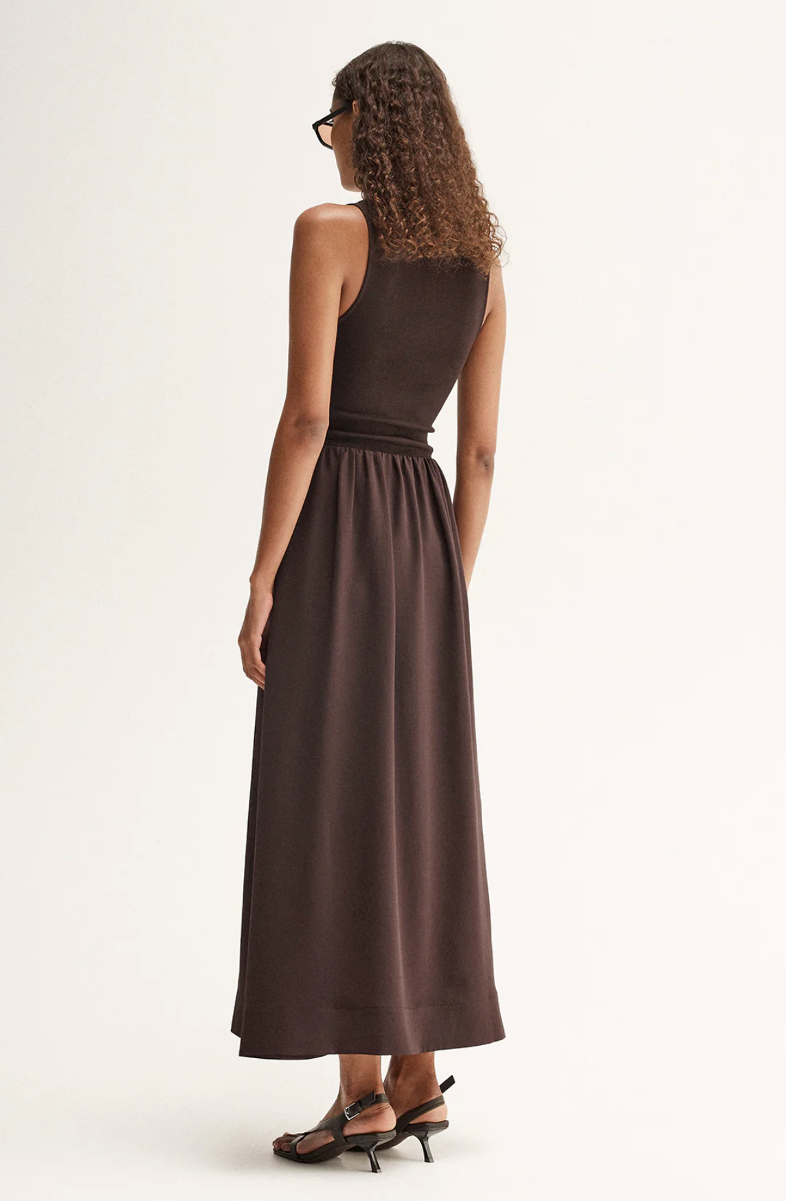 Elka Collective Mina Satin Maxi Dress