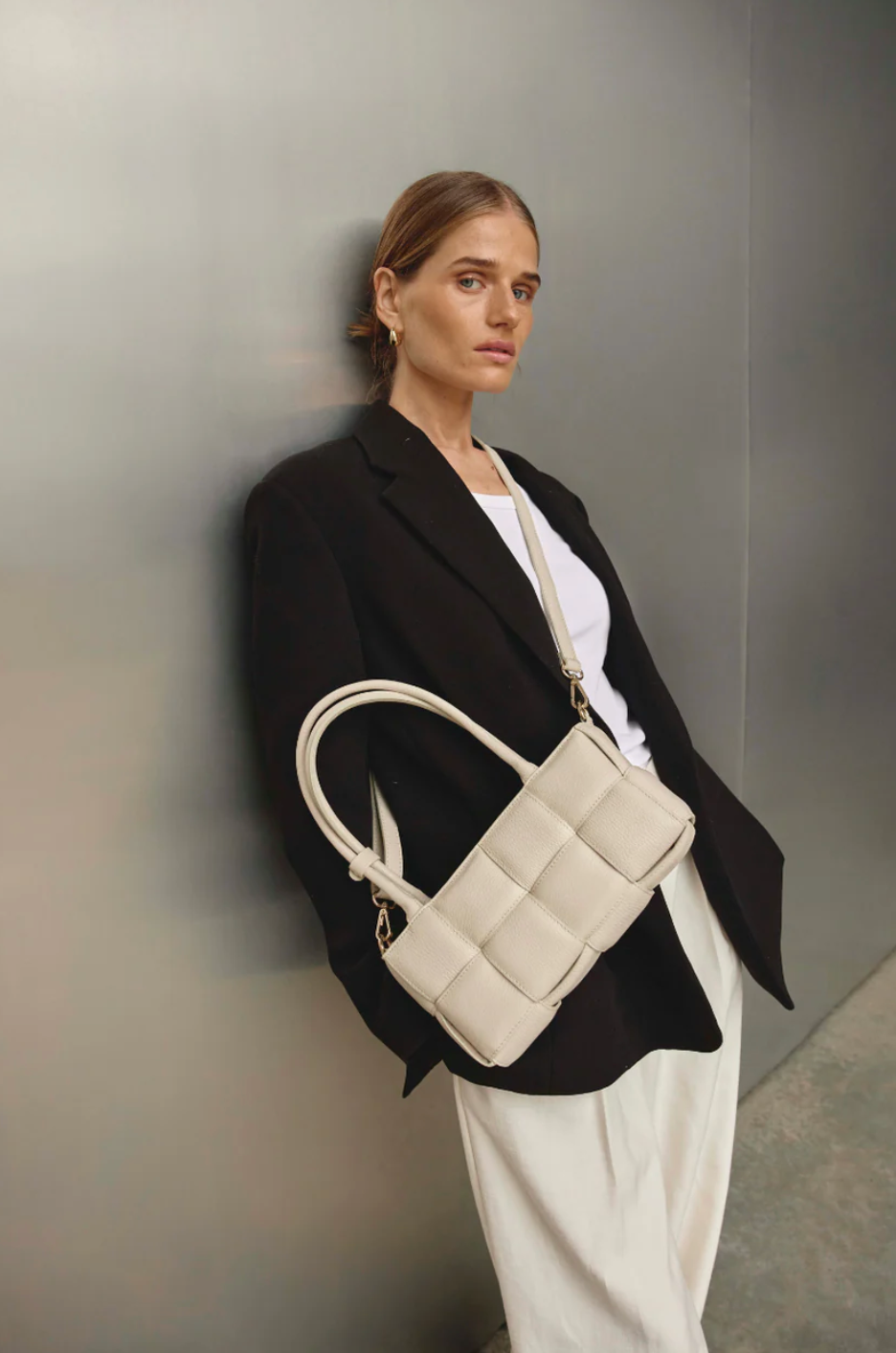 Vestirsi Margot Ivory Woven Baguette