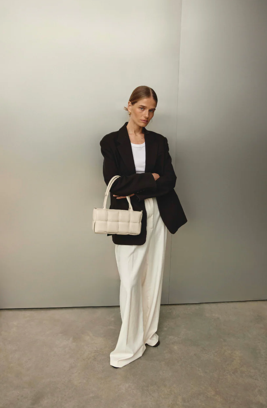 Vestirsi Margot Ivory Woven Baguette