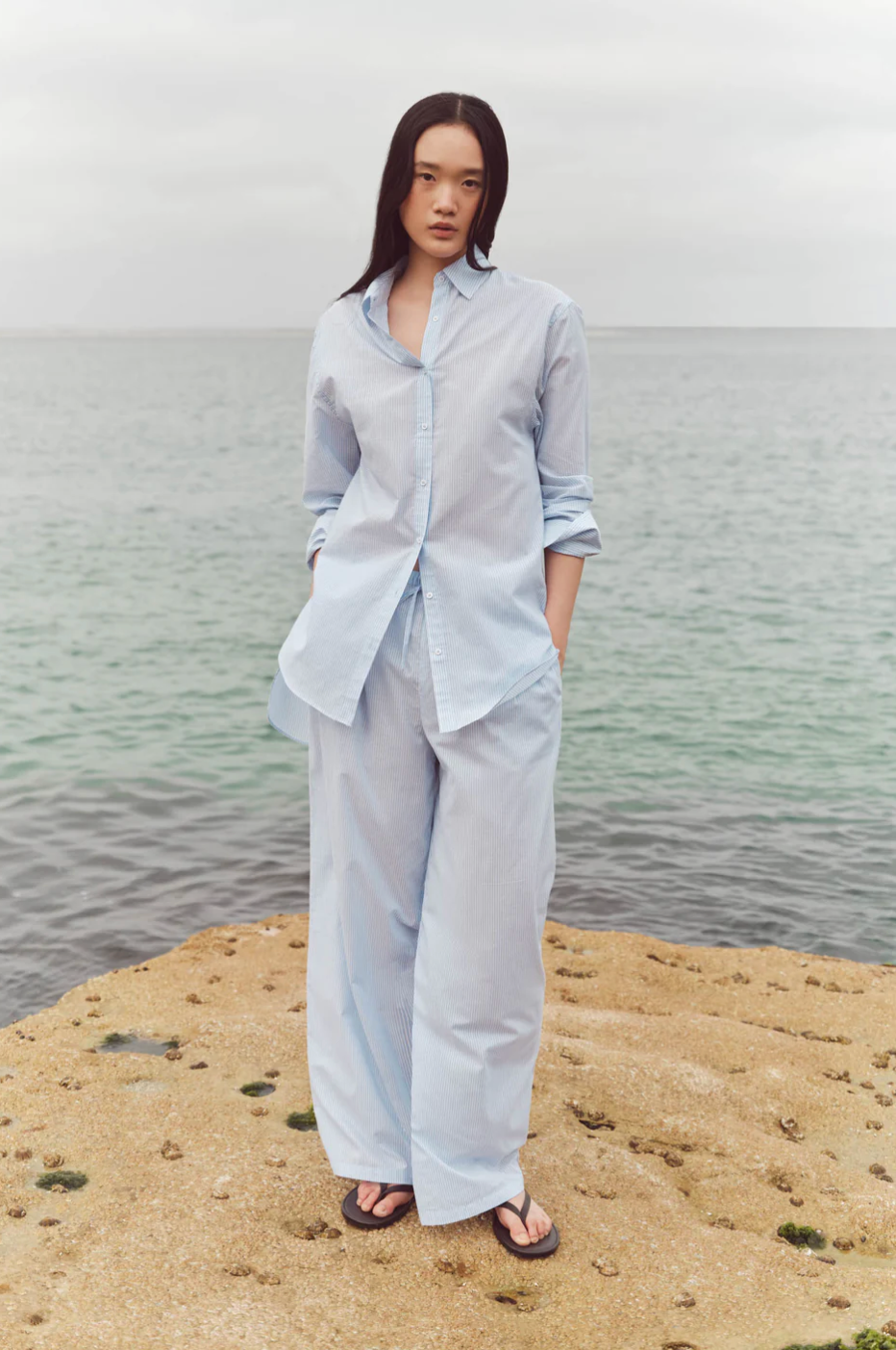 Assembly Label Codie Stripe Long Sleeve Shirt