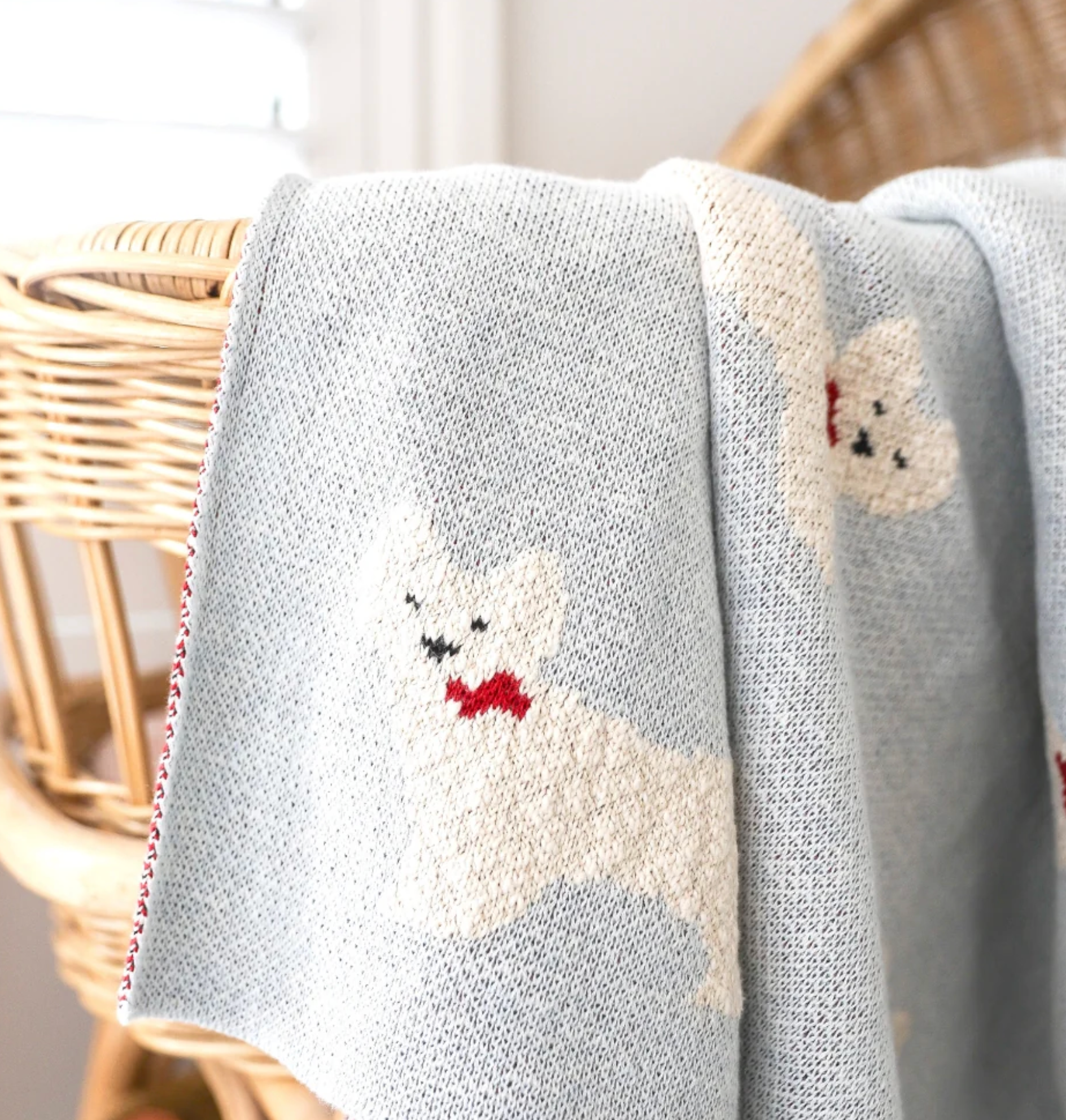 Alimrose Westie Puppy Baby Blanket