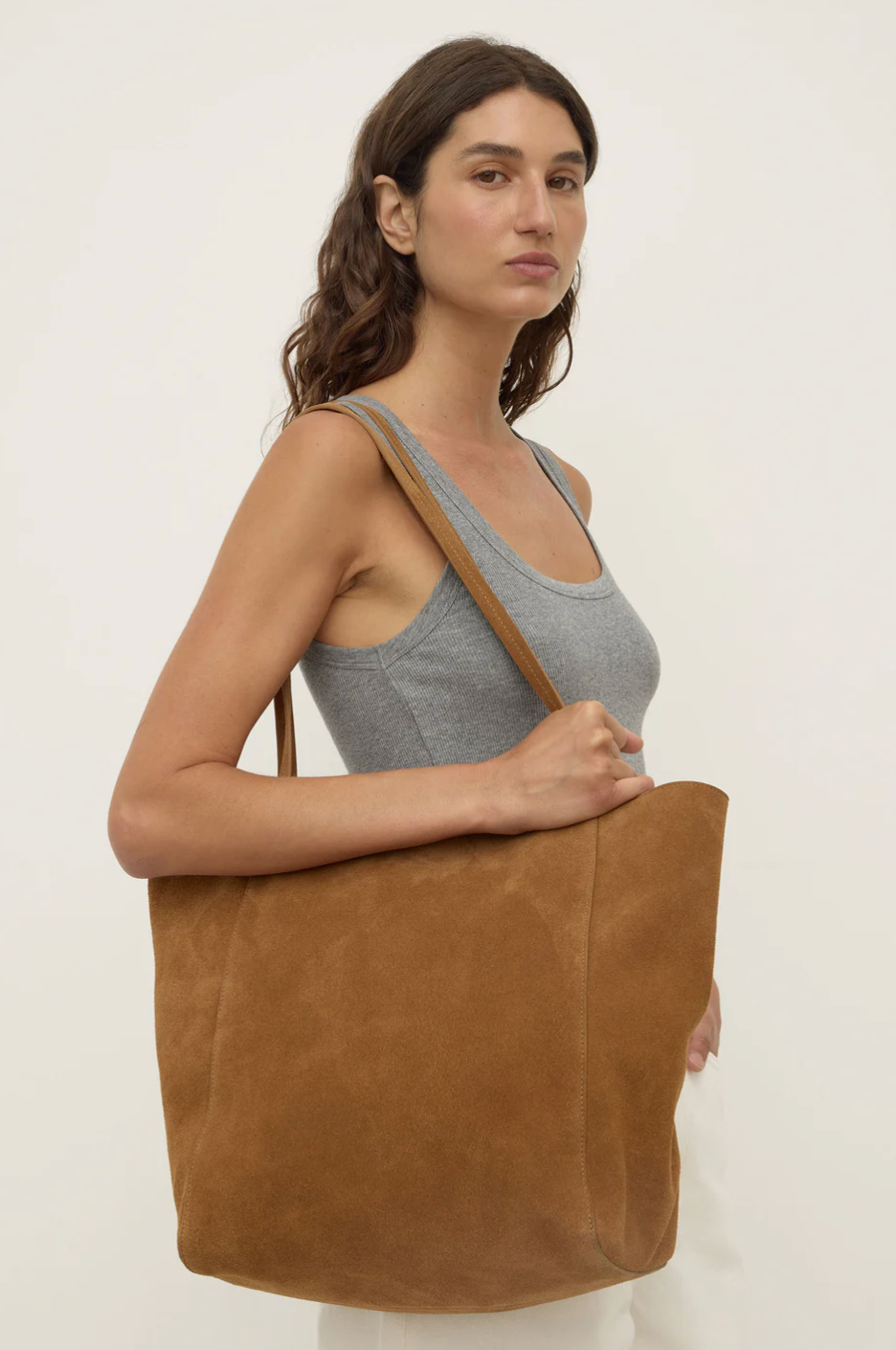 Assembly Label Paige Suede Tote