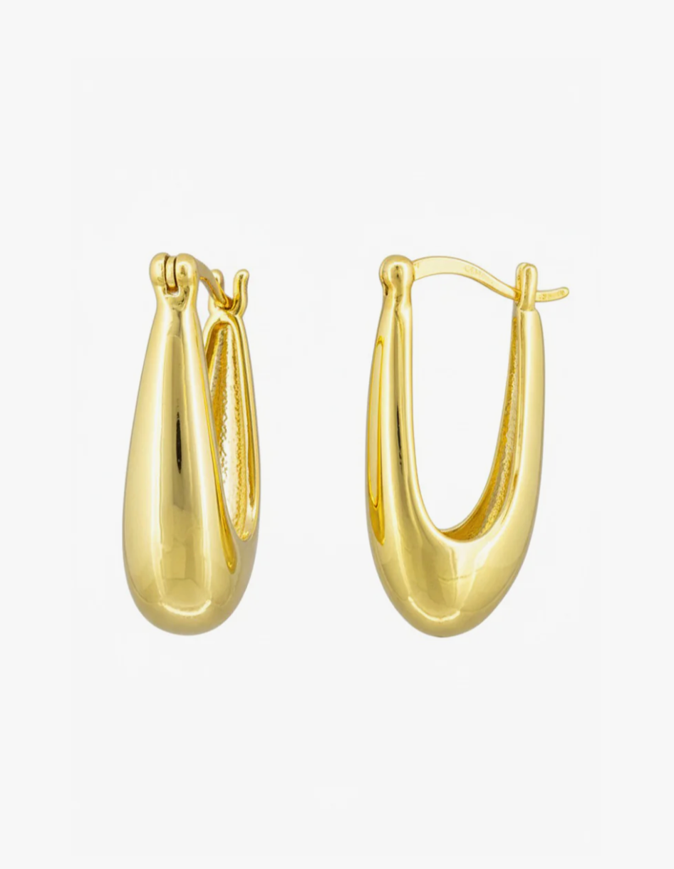 Jolie & Deen Sasha Hoops Gold