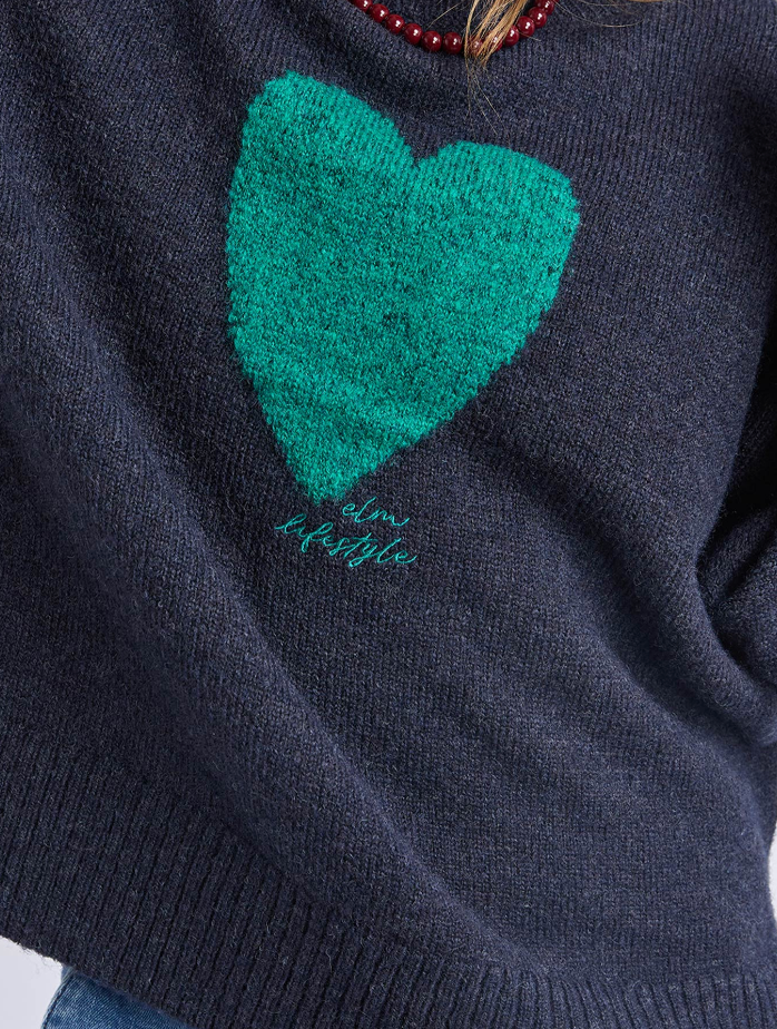 Elm Lifestyle Intersia Heart Knit