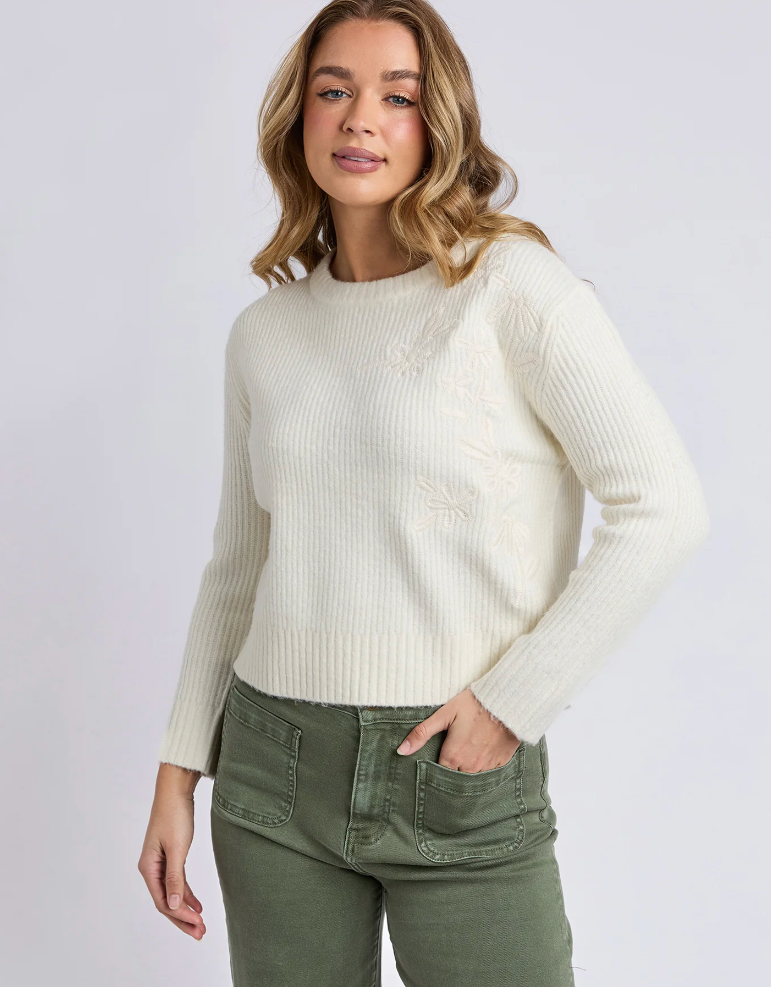 Foxwood Marla Floral Knit