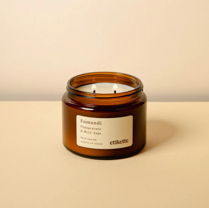 Etikette Soy Candle Eumundi