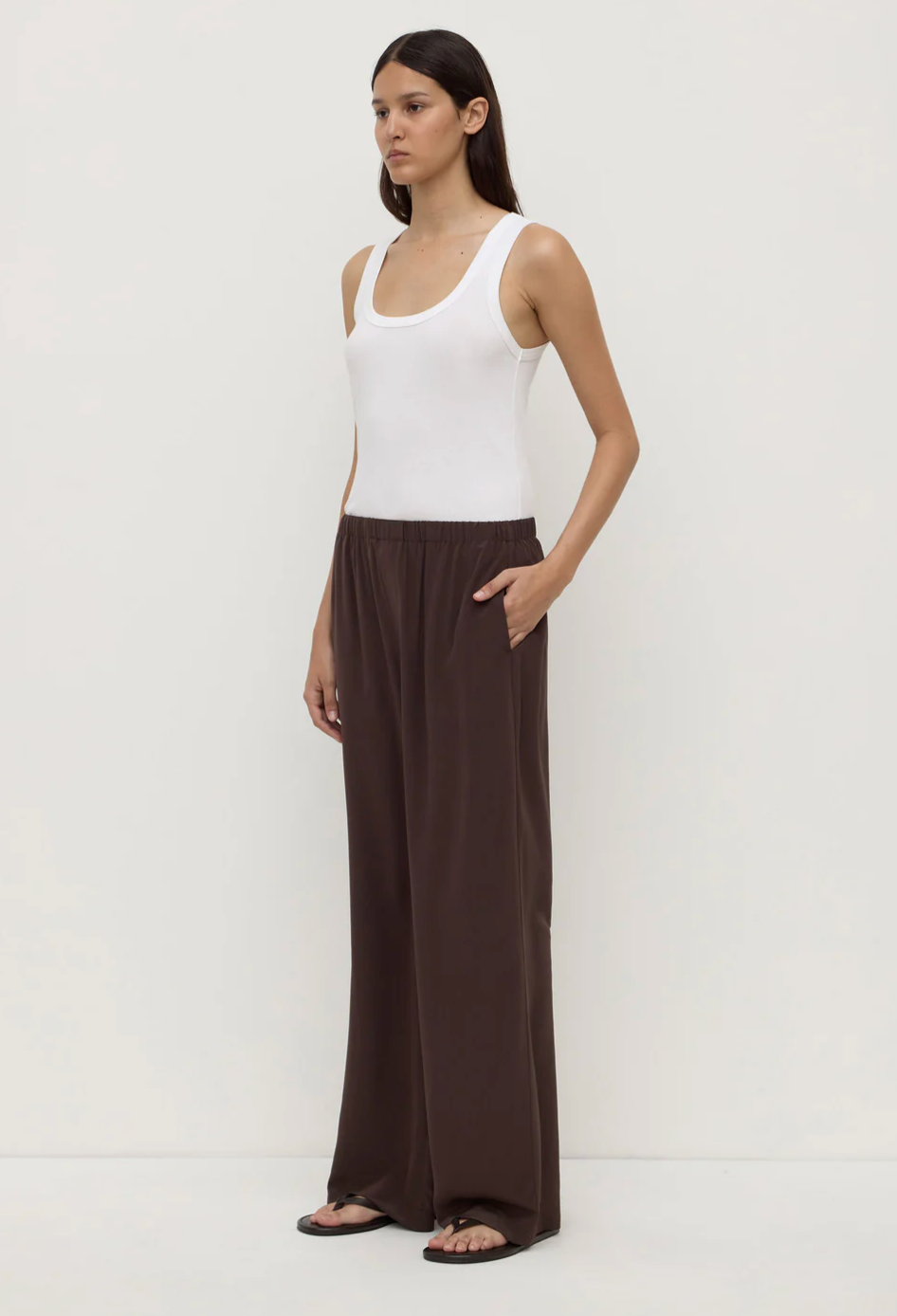 Assembly Label Pants Assembly Label Betty Silk Pant