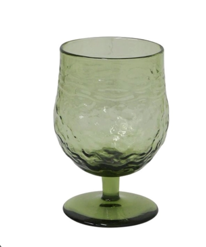 Serena Green Wine Goblet