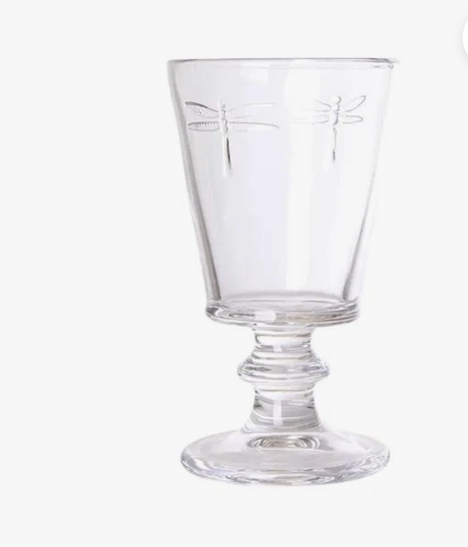 Dragonfly Wine Goblet