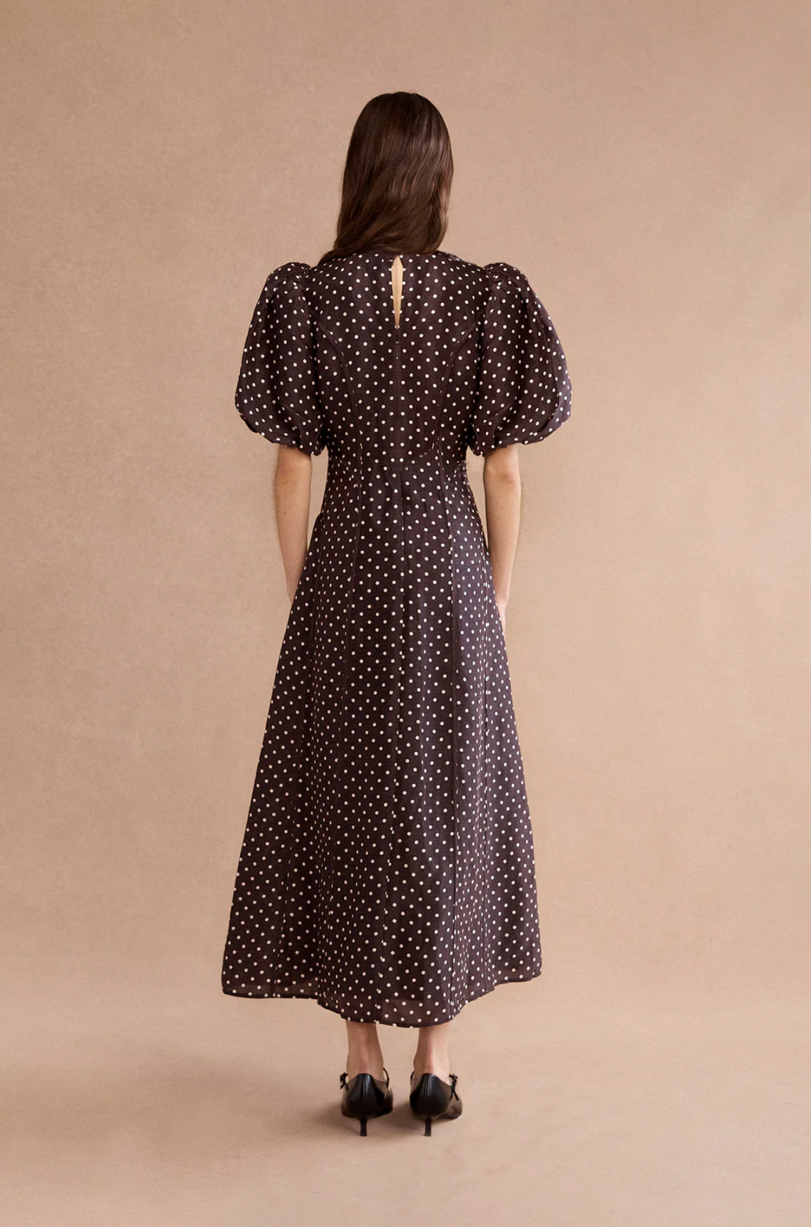 Lovaan Adeline Dress Cacao Spot