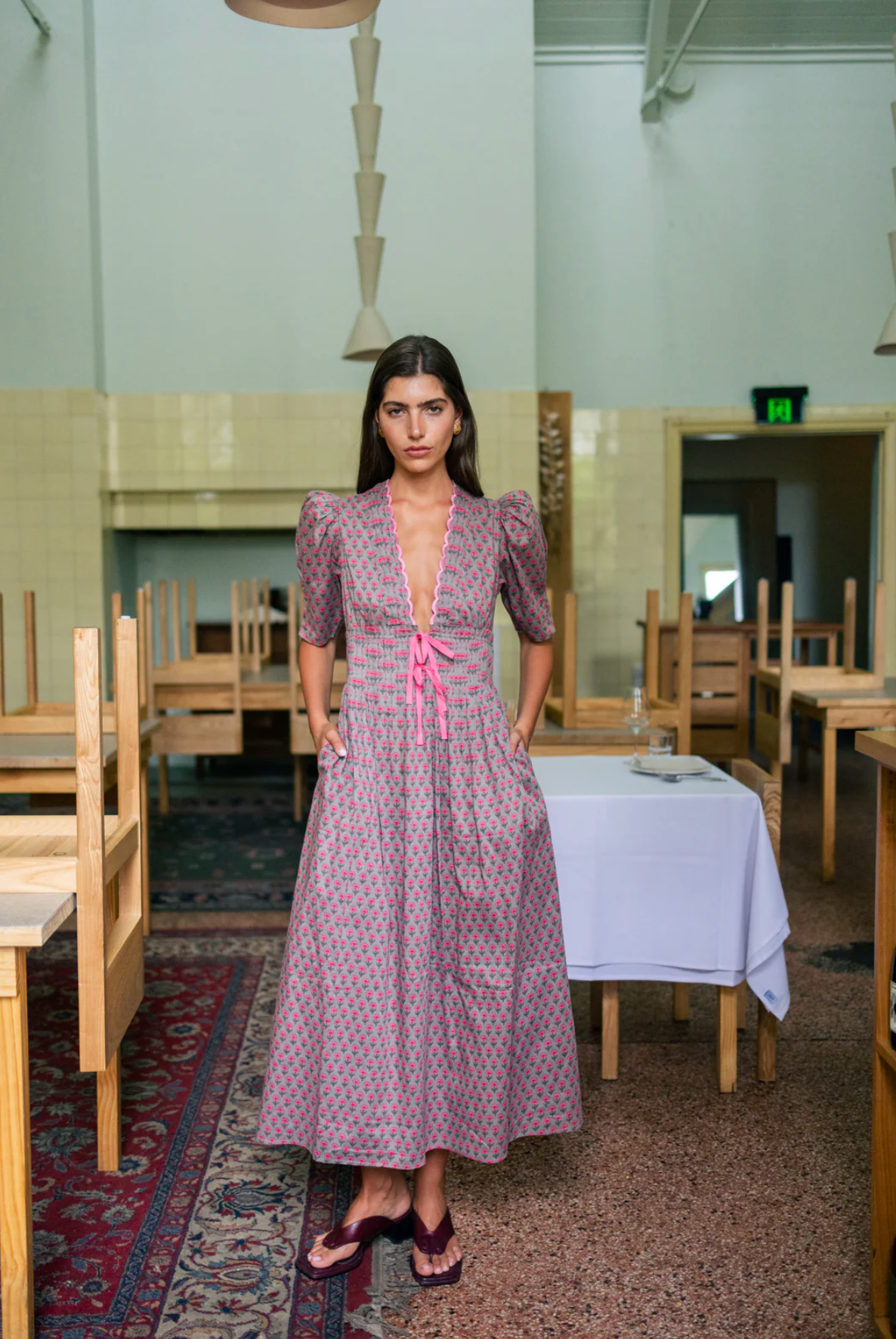 Lovaan Boehm Midi Fuchsia Rose