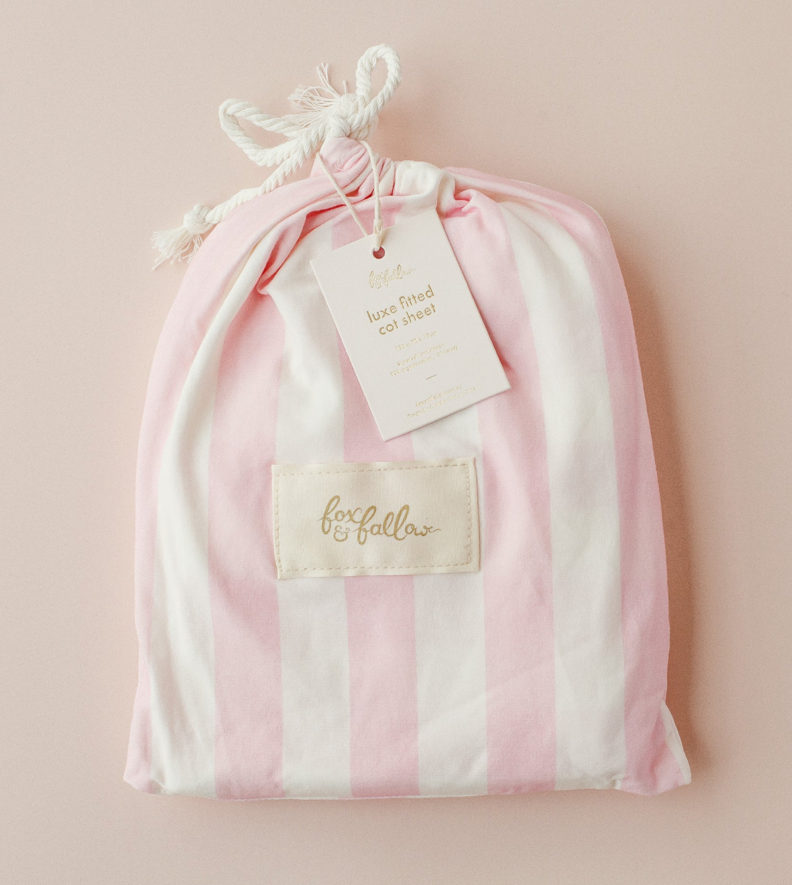 Fox & Fallow Organic Fitted Cot Sheet
