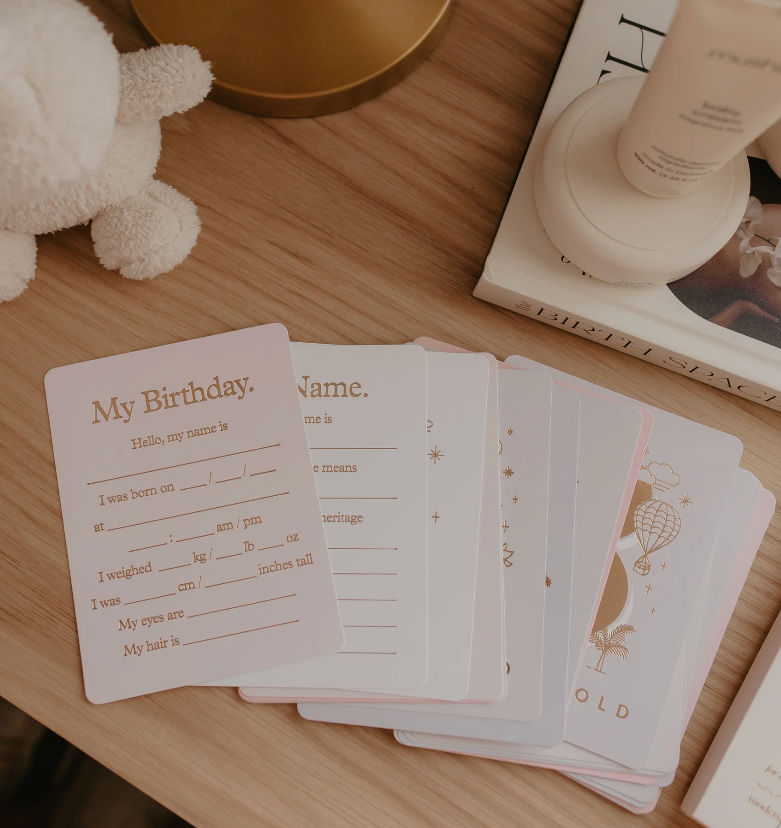 Fox & Fallow Baby Milestone Cards